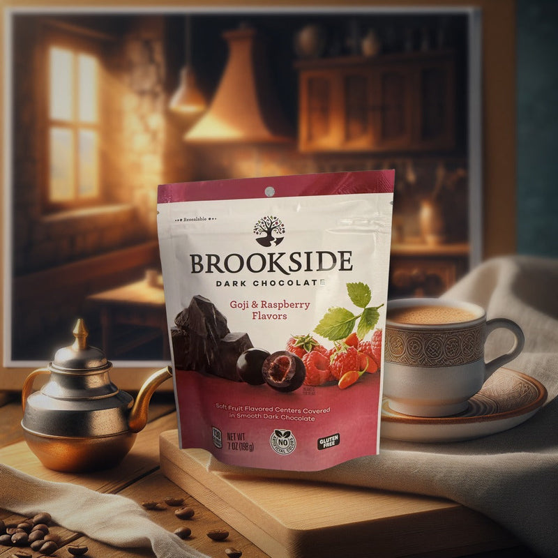 Brookside Dark Chocolate Goji & Raspberry Flavored Fruit Centers 198g (7oz)