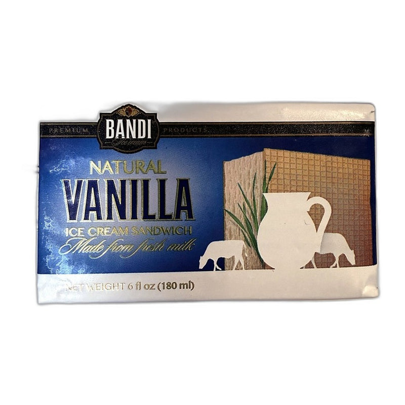Bandi Vanilla Ice Cream Sandwich, Lithuanian 180ml (6.1fl oz) | HE gallery 0700580409636 #2