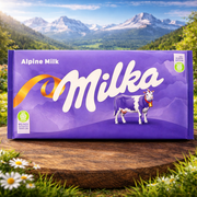 Milka Alpine Milk Chocolate 250 g — authentic snack from Switzerland | Hamilton Euromarket