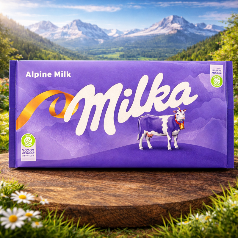 Milka Alpine Milk Chocolate 250 g