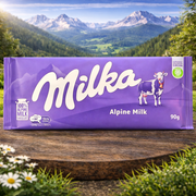 Milka Alpine Milk Chocolate 90 g — authentic snack from Germany | Hamilton Euromarket