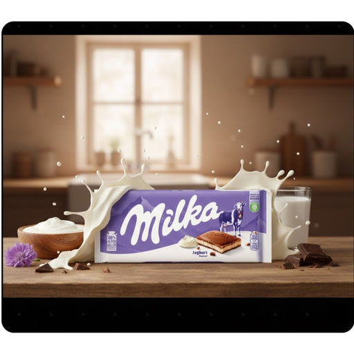 Milka Yogurt Milk Chocolate 100 g — authentic snack from Germany | Hamilton Euromarket