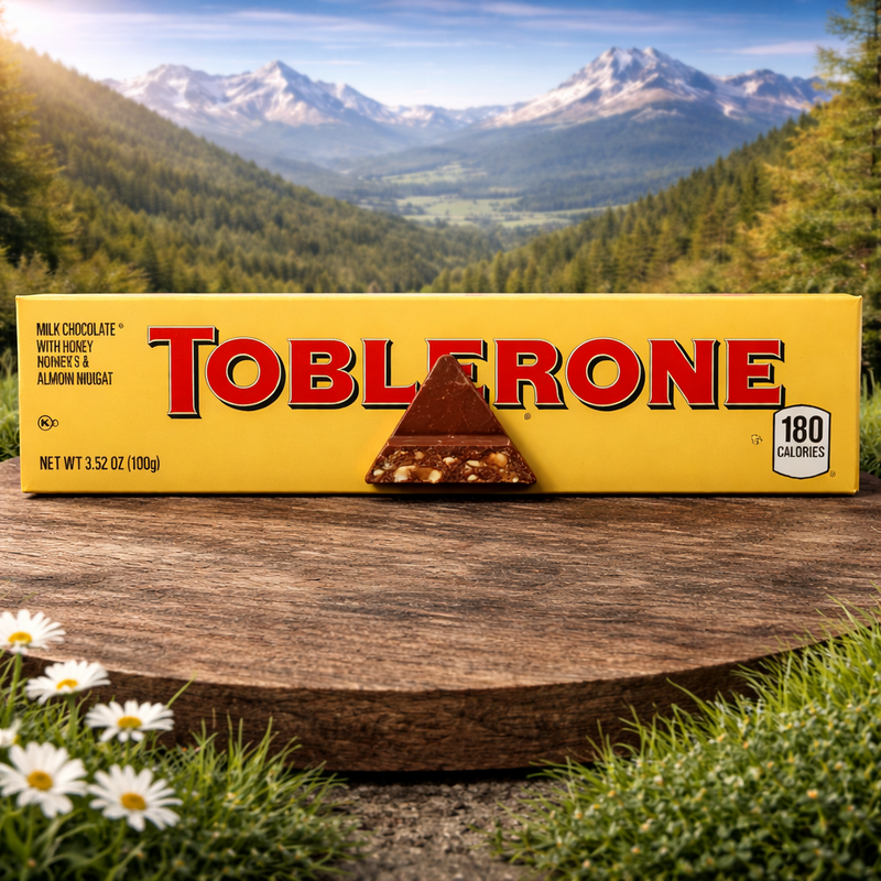 Toblerone Milk Chocolate Honey & Almond Nougat 100 g