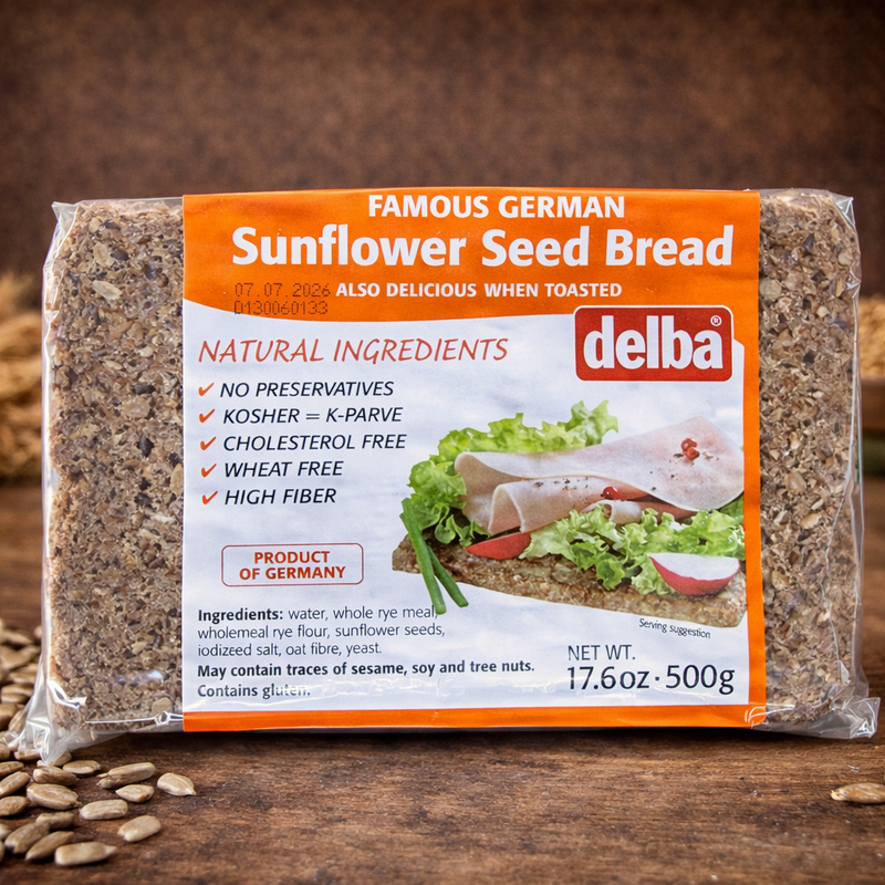 Delba Famous Sunflower Seed German Bread 500 g