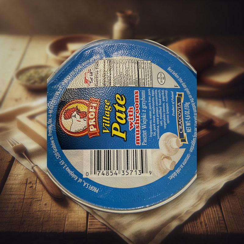 Profi Village Pate With Mushrooms 100 g — authentic deli from United States | Hamilton Euromarket