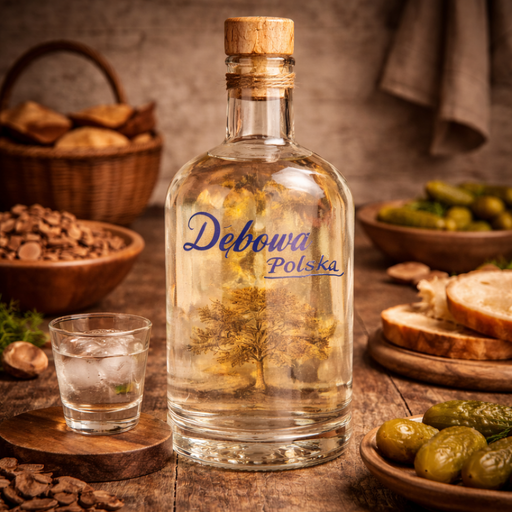 Dębowa Polska Oak Vodka 750 ml 40% ABV — authentic alcohol from Poland | Hamilton Euromarket