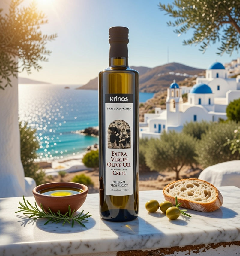 Krinos Extra Virgin Olive Oil from Crete 750 ml