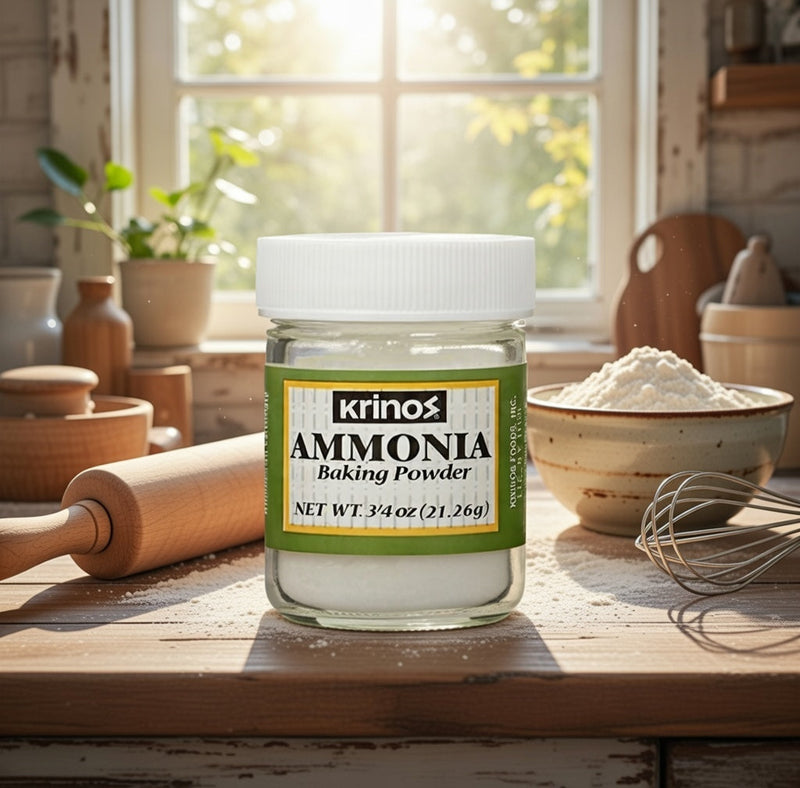 Krinos Baker’s Ammonia Baking Leavener 21.3 g