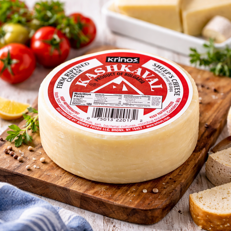 Krinos Kashkaval Sheep’s Milk Cheese 340 g