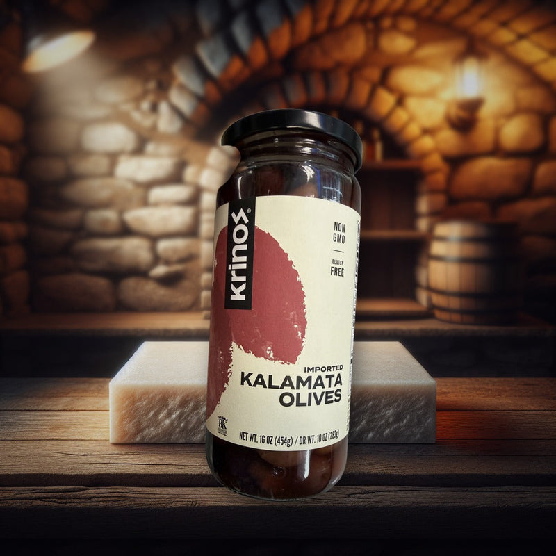 Krinos Kalamata Olives 16 oz