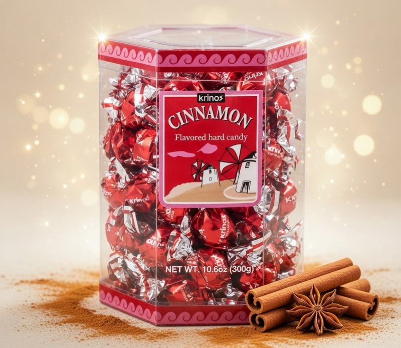 Krinos Cinnamon Candy Hard Candies 300 g