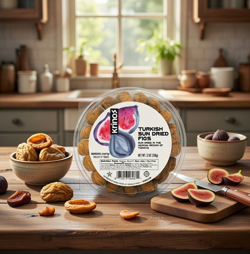 Krinos Turkish Sun Dried Figs 336 g