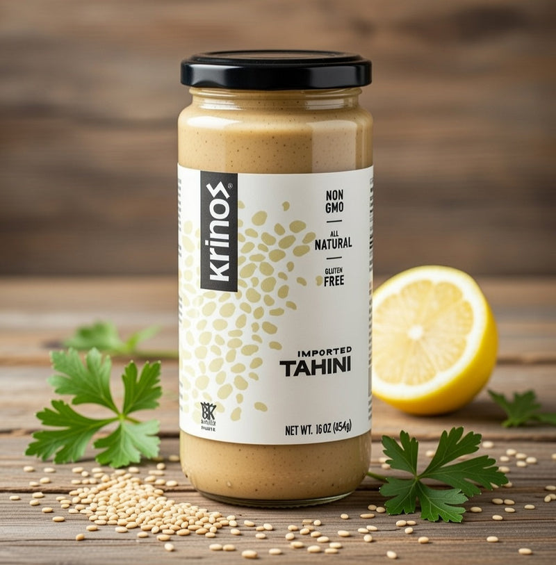 Krinos Tahini Ground Sesame Paste 454 g
