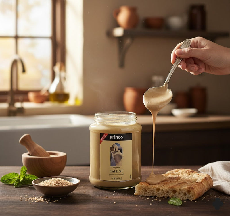 Krinos Tahini Ground Sesame Paste 907 g