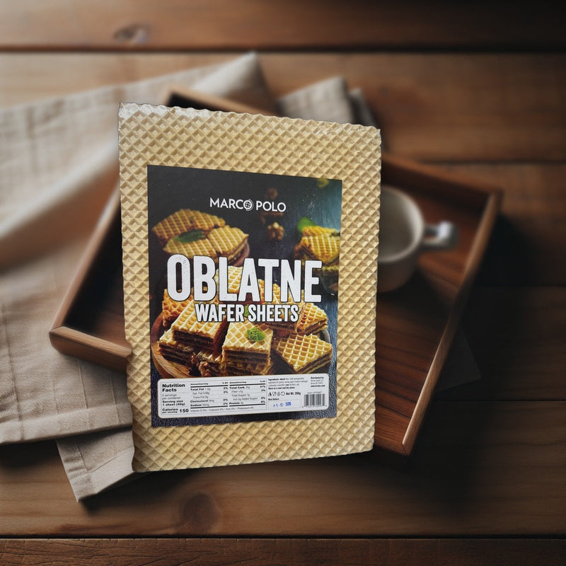 Marco Polo Oblatne Wafer Sheets 200g — authentic snack product | Hamilton Euromarket