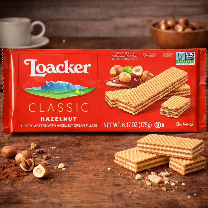 Loacker Classic Hazelnut Wafer 175g (6.2oz)