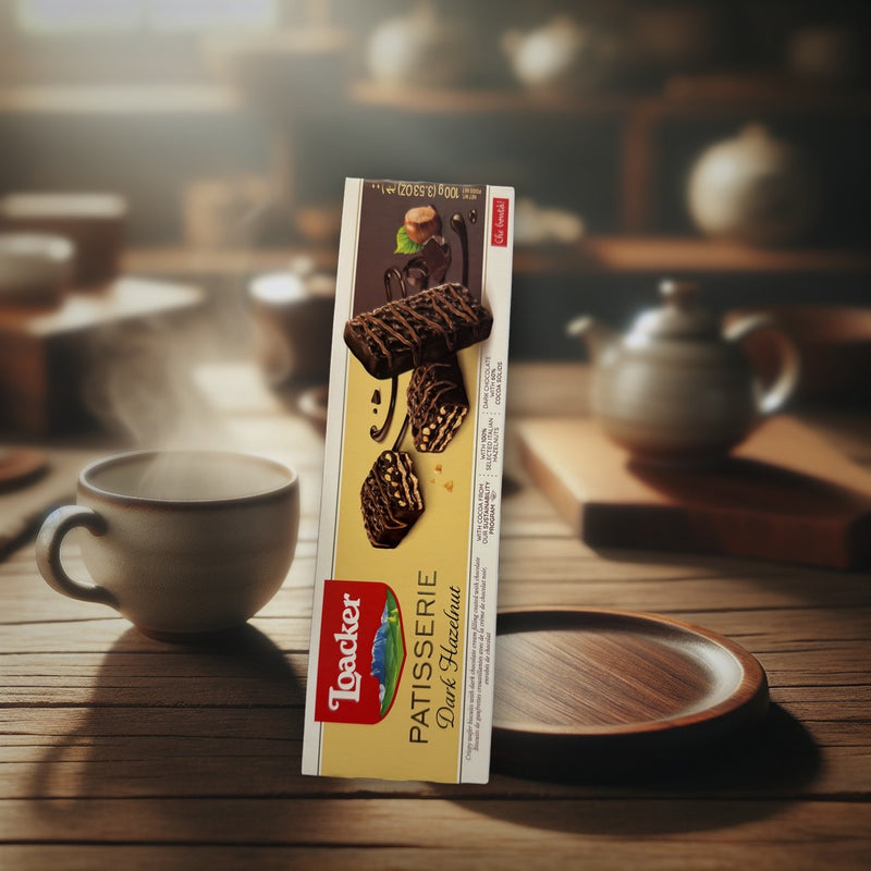 Loacker Fine Dark Chocolate Biscuits