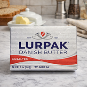 Lurpak Danish Butter Unsalted 227 g — authentic dairy from Denmark | Hamilton Euromarket