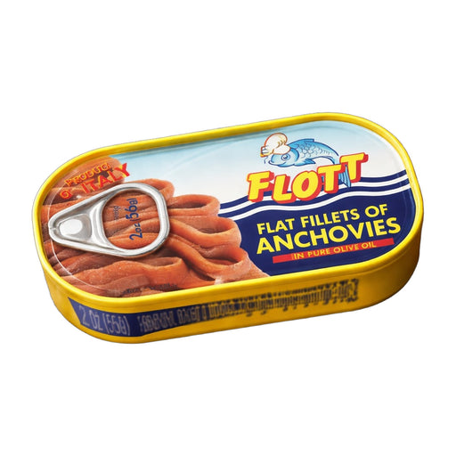 Flott Flat Fillets of Anchovies in Pure Olive Oil 56 g | Hamilton Euromarket