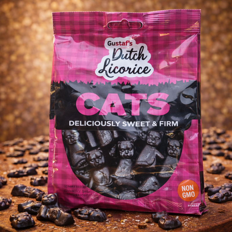 Gustafs Dutch Licorice Cats 150 g