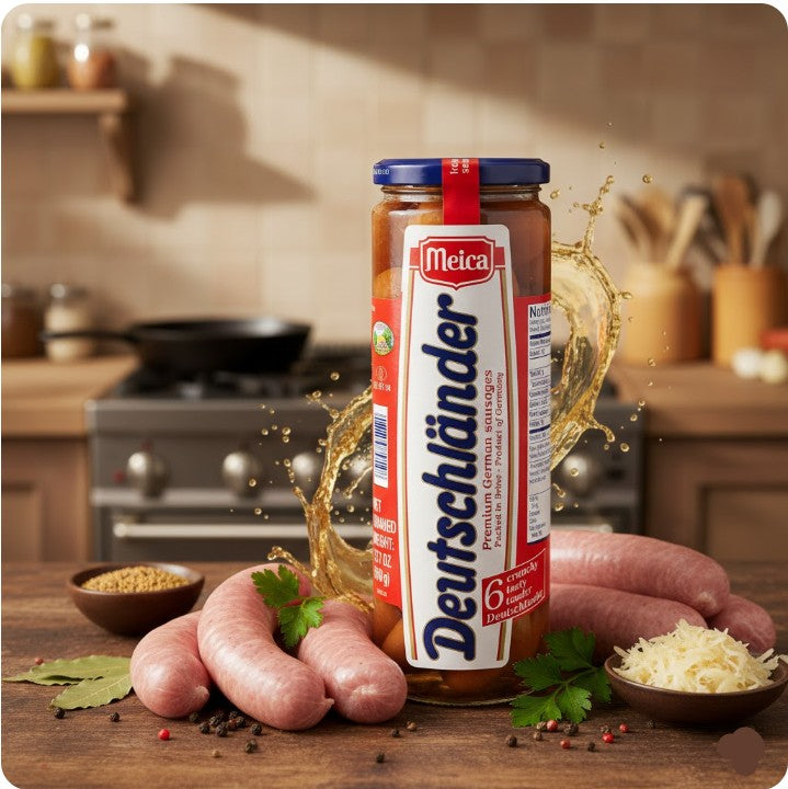 Meica Deutschländer Dicke Sausages in Brine (Deli Meat) 360 g