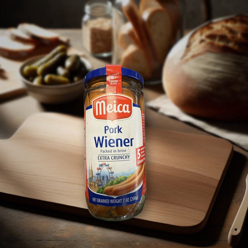 Meica Pork Wiener Extra Crunchy German Sausage 200g (7.1oz)