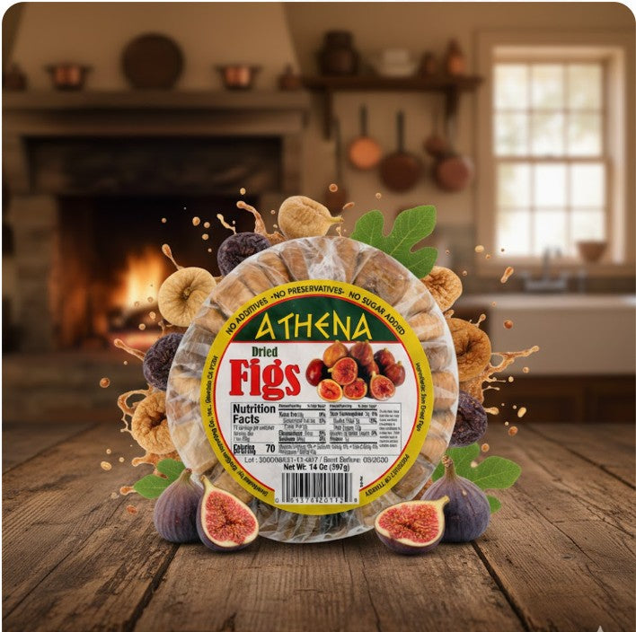 Athena Dried Figs 397 g — authentic snack from Greece | Hamilton Euromarket