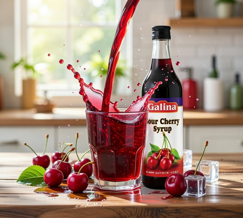 Galina Sour Cherry Syrup () 1000 g