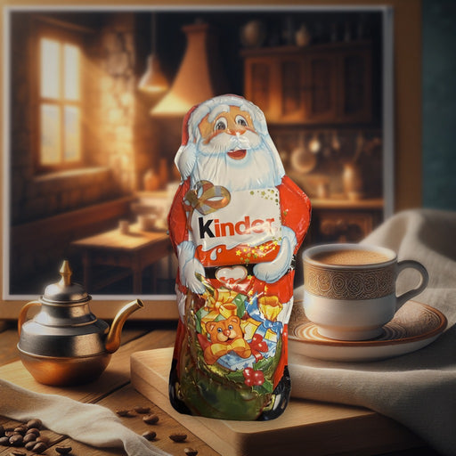 Kinder Chocolate Santa