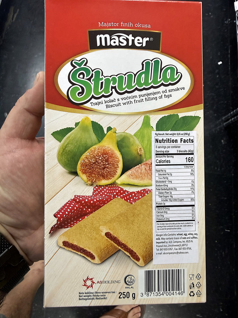 Master Strudla Fig Strudel Biscuits 250g (8.8oz)