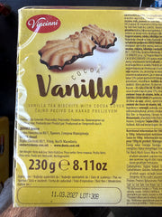 Donia Choco Vanilly Tea Biscuits with Cocoa Coating 230g (8.11oz)