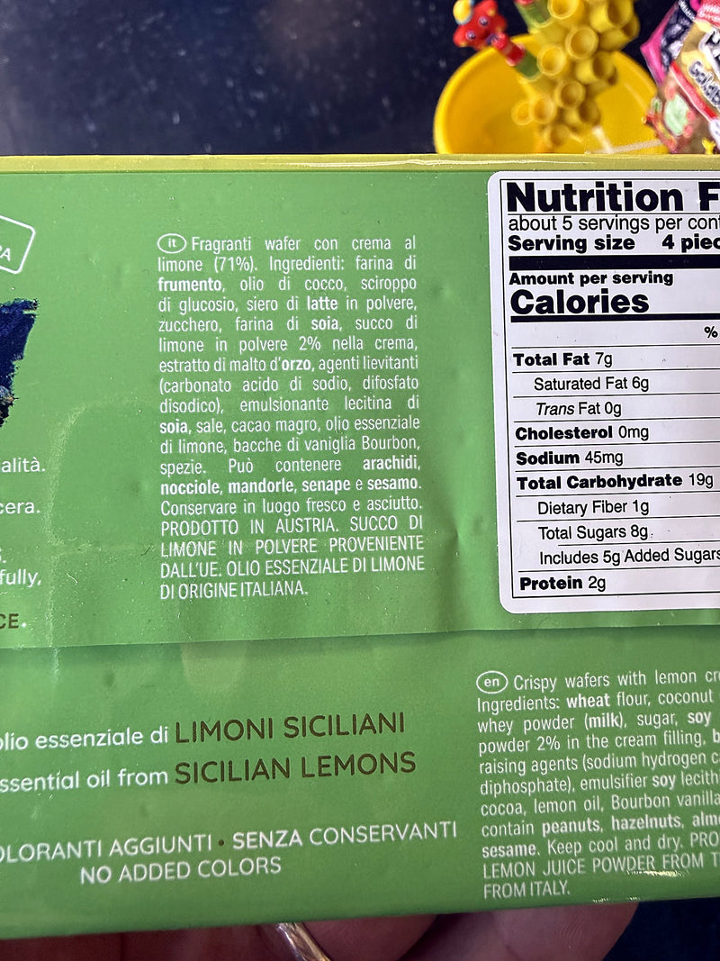 Loacker Wafer for Ice Cream Lemon 150g (5.3oz)