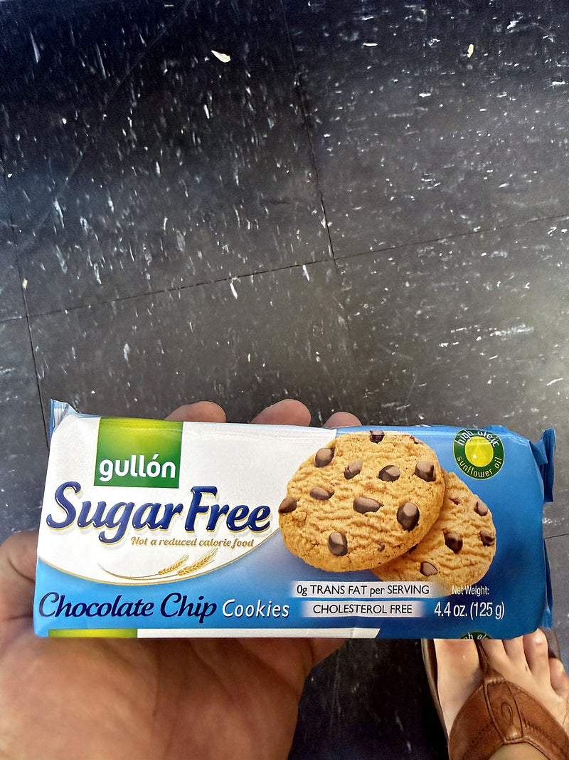 Gullon Sugar Free Chocolate Chip Cookies 125g (4.4oz)