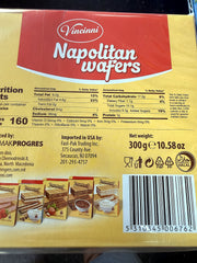 Vincinni Napolitan Wafers Mocca Cream 300g (10.58oz)