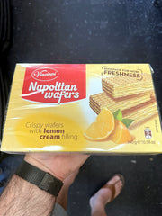 Vincinni Napolitan Wafers Lemon Cream 300g (10.58oz)