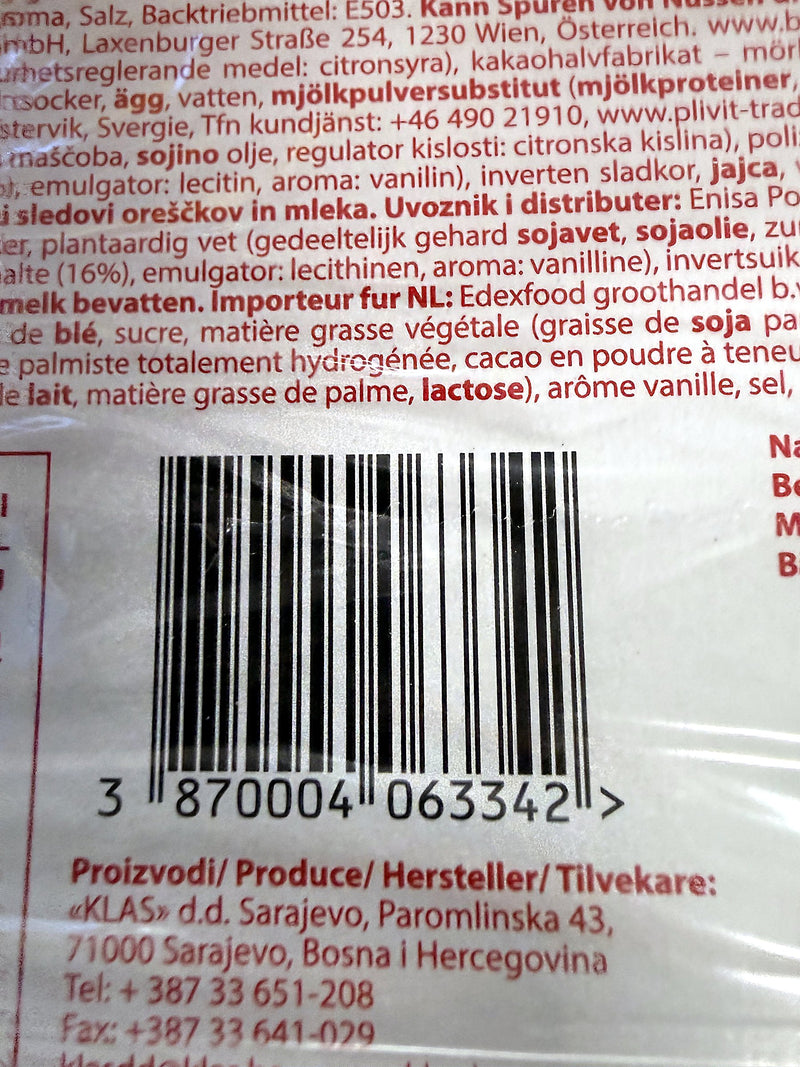 Klas Sarko Choco Cookies Tea Biscuits, Bosnian 220g (7.76oz)