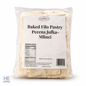 Ethnic Bakery Baked Filo Pastry Mlinci (Pečena Jufka) 454g (16oz)