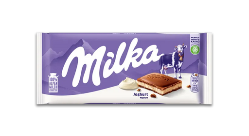 Milka Alpine Milk Chocolate with Yogurt Filling 100g (3.5oz)