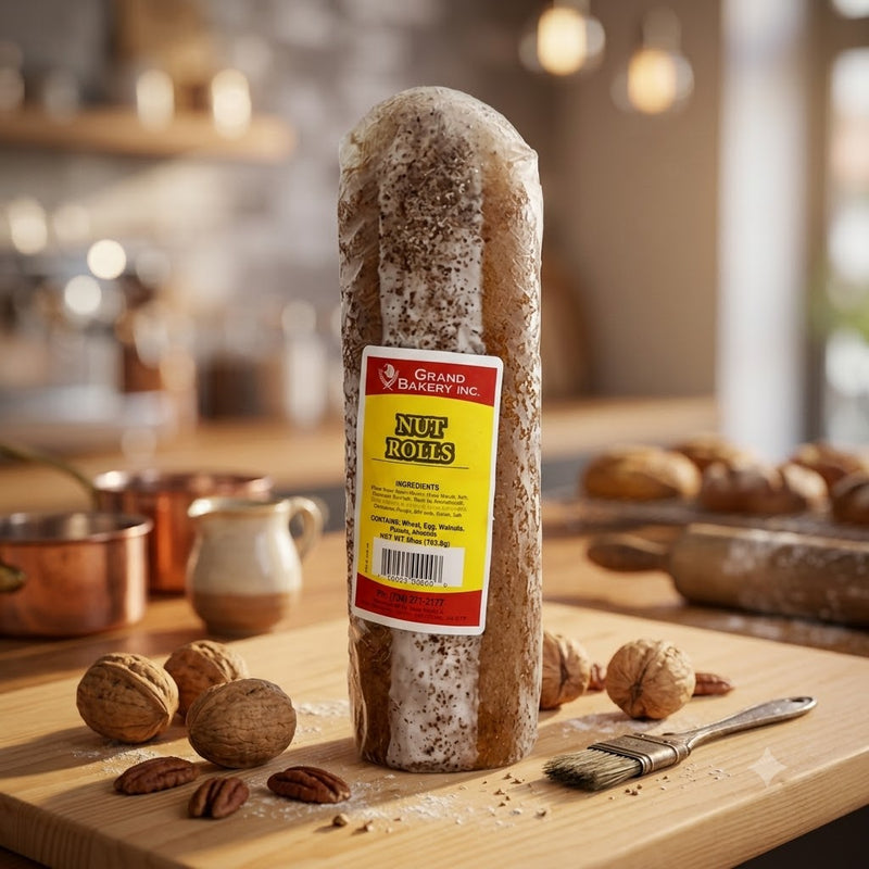Grand Bakery Nut Roll, Serbian Sweet Pastry 794g (1.75lb)