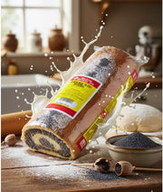 Grand Bakery Poppy Seed Roll 566 g — authentic snack from Serbia | Hamilton Euromarket