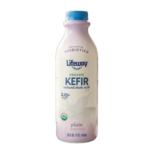 Lifeway Organic Plain Unsweetened Kefir 946ml — USDA organic plain probiotic kefir