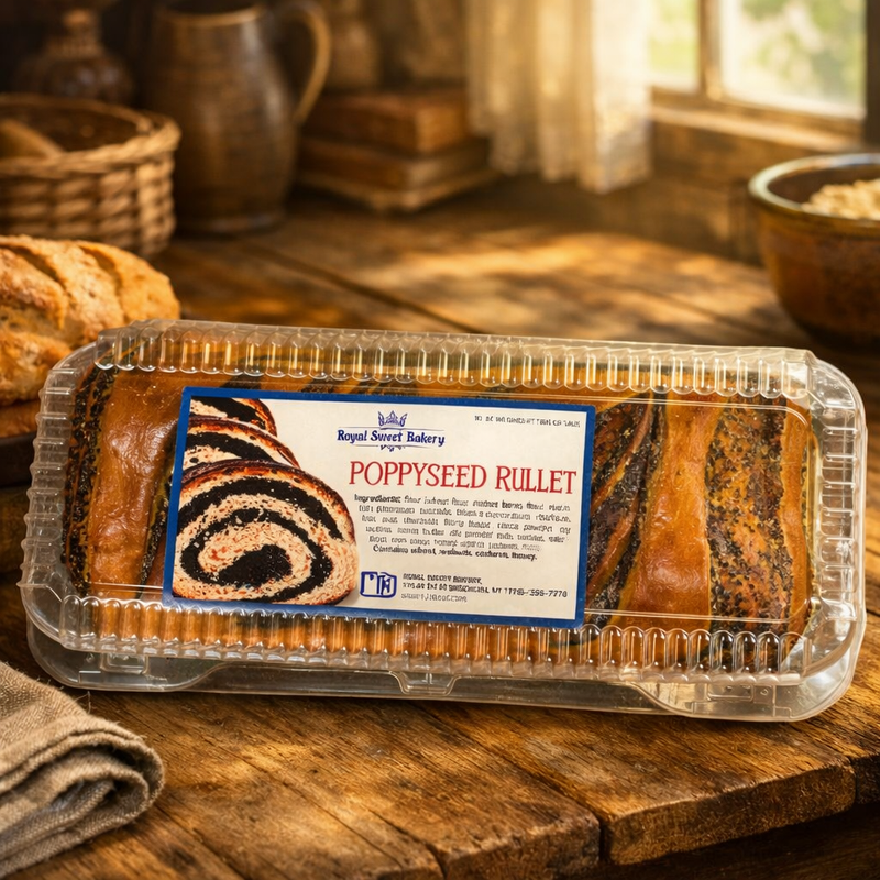 Royal Sweet Bakery Poppy Seed Rullet 600 g
