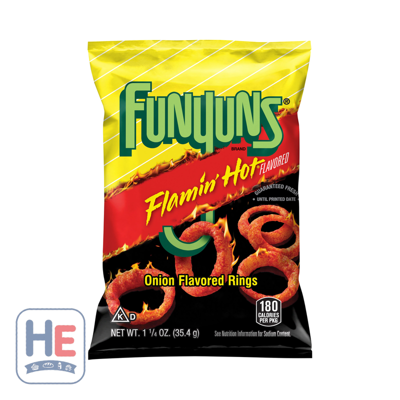 Funyuns Flamin' Hot Onion Flavored Rings 35.4g (1.2oz) | HE hero 28400089326