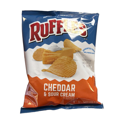 Ruffles Cheddar &amp; Sour Cream Potato Chips 28 g | Hamilton Euromarket