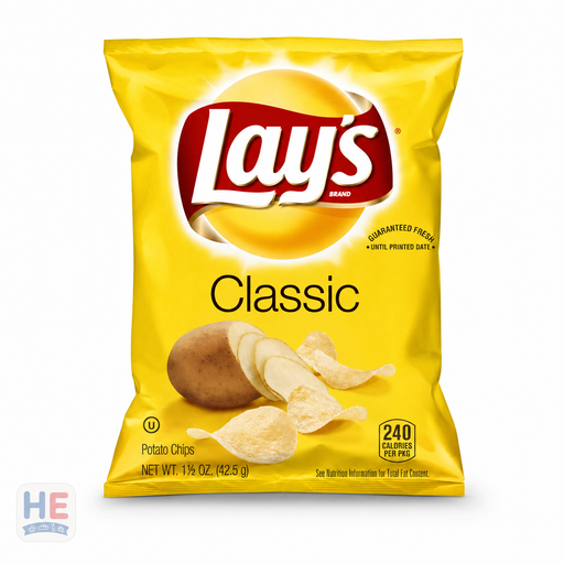 Lay's Classic Potato Chips 43g (1.5oz)