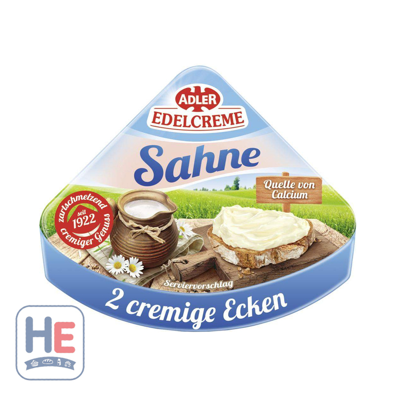 Adler Edelcreme Sahne Processed Cheese Spread 100g (3.5oz) | HE hero 3073781190366