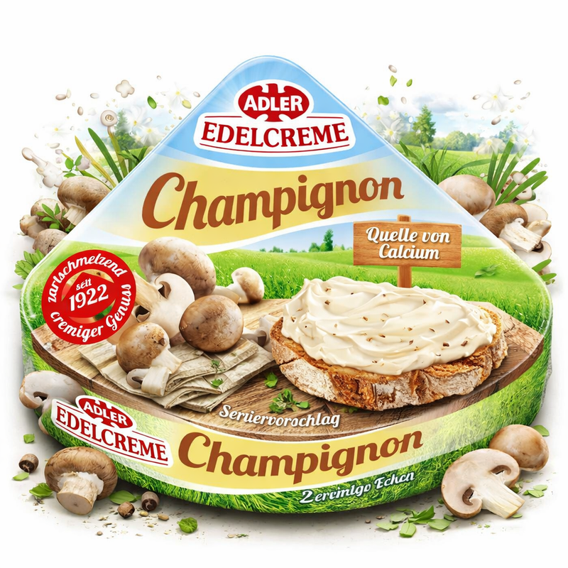 Adler Edelcreme Champignon Mushroom Cheese Spread 100 g