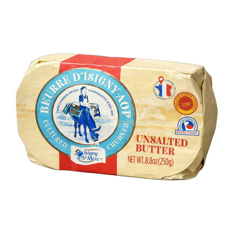 Isigny Ste-Mère Beurre d’Isigny AOP Unsalted Butter 250 g | Hamilton Euromarket