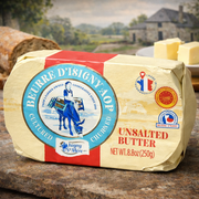 Isigny Ste-Mère Beurre d’Isigny AOP Unsalted Butter 250 g — authentic dairy from France | Hamilton Euromarket
