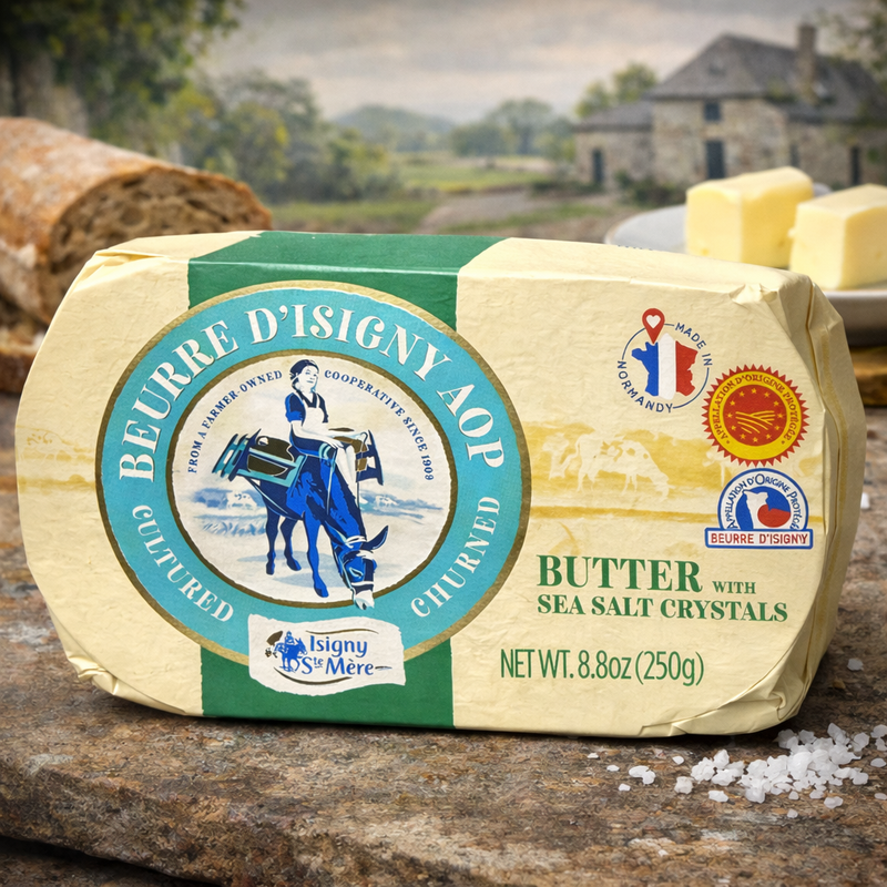 Isigny Ste-Mère Beurre d’Isigny AOP Sea Salt Butter 250 g